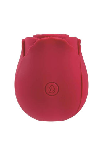 Adam & Eve - Eve's Ravishing Rose Clit Pleaser Air Pulse Stimulator - Red - Stag Shop