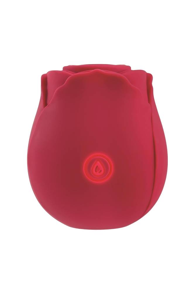 Adam & Eve - Eve's Ravishing Rose Clit Pleaser Air Pulse Stimulator - Red - Stag Shop