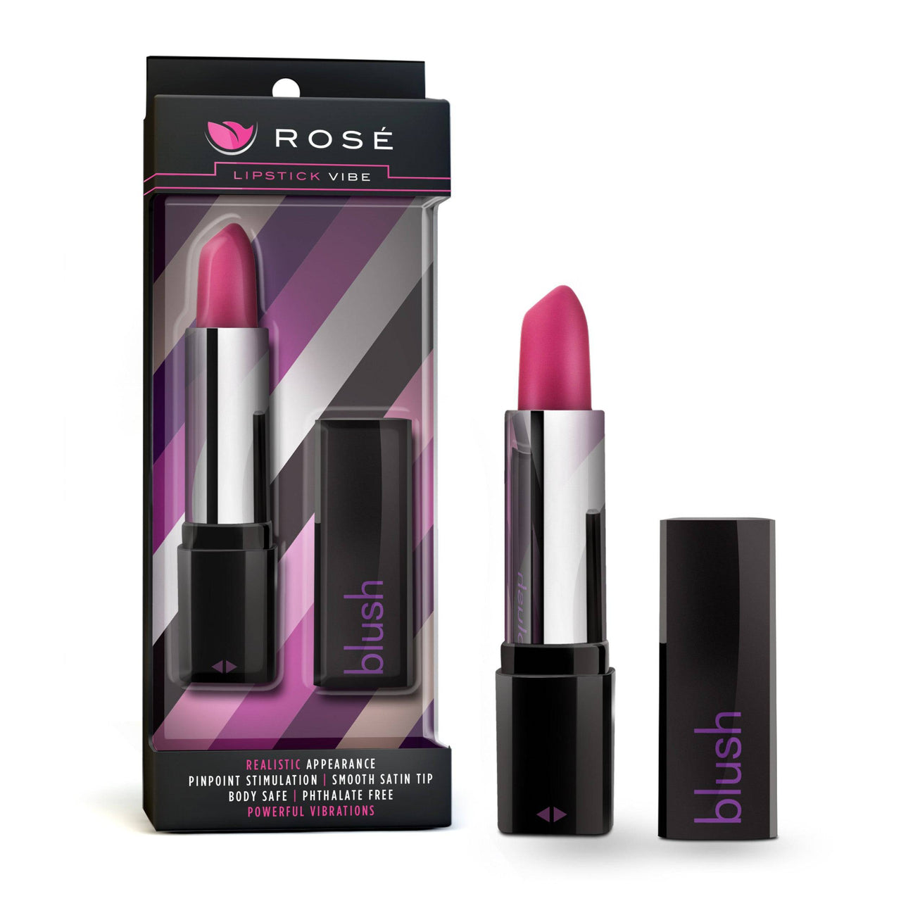 Blush Novelties - Rose - Lipstick Vibe - Black - Stag Shop