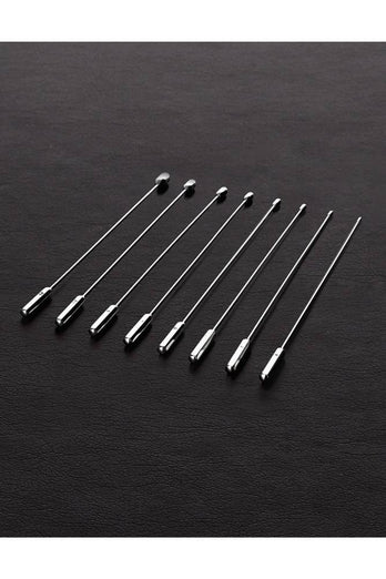 Shots - Rosebud Urethral Sound - 8 PC Set - Stag Shop