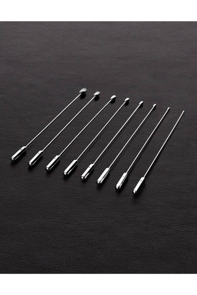 Shots - Rosebud Urethral Sound - 8 PC Set - Stag Shop