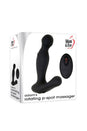 Adam & Eve - Adam's Rotating P-Spot Massager & Remote - Black - Stag Shop