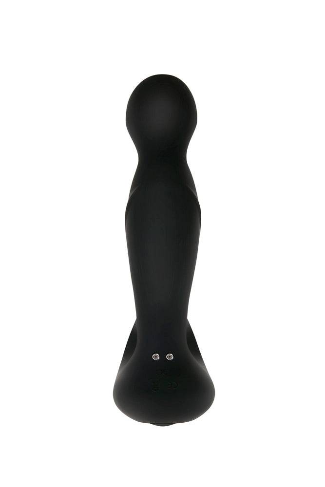 Adam & Eve - Adam's Rotating P-Spot Massager & Remote - Black - Stag Shop