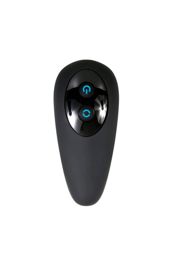 Adam & Eve - Adam's Rotating P-Spot Massager & Remote - Black - Stag Shop