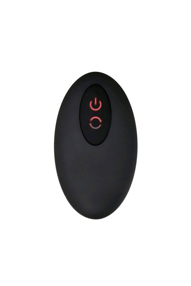 Adam & Eve - Adam's Rotating P-Spot Massager & Remote - Black - Stag Shop