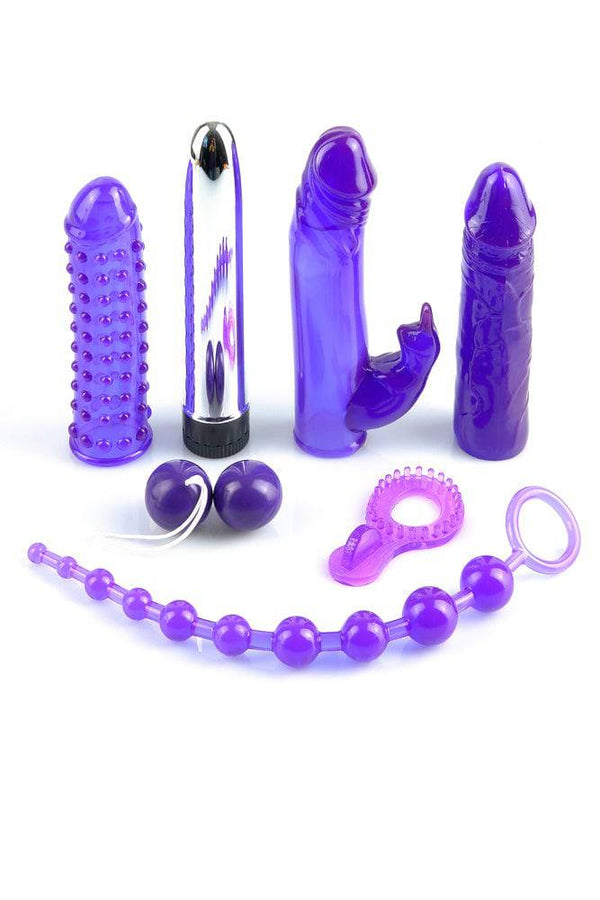 Pipedream - Royal Rabbit Vibrator Sleeve Kit - Purple - Stag Shop