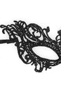 Ouch by Shots Toys - Black & White - Royal Lace Mask - Black - Stag Shop