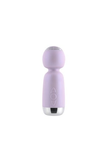 Playboy - Royal Mini Wand Vibrator - Lilac - Stag Shop