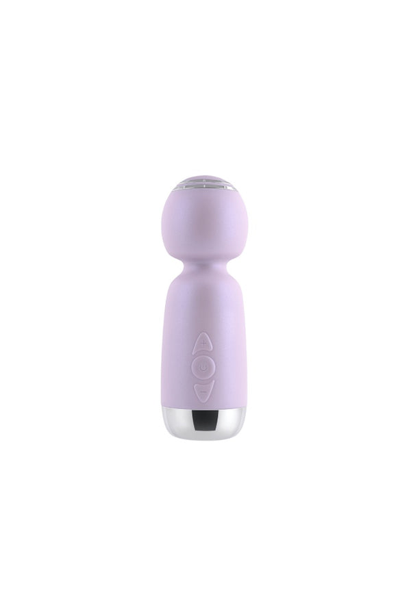 Playboy - Royal Mini Wand Vibrator - Lilac - Stag Shop