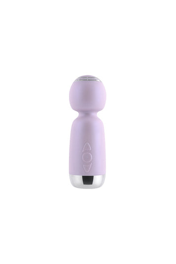 Playboy - Royal Mini Wand Vibrator - Lilac - Stag Shop