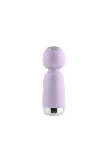 Playboy - Royal Mini Wand Vibrator - Lilac - Stag Shop