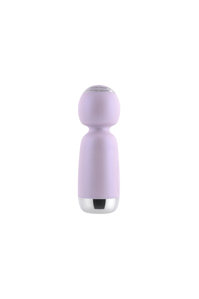 Playboy - Royal Mini Wand Vibrator - Lilac - Stag Shop