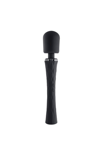 Playboy - Royal Wand Vibrator - Black - Stag Shop