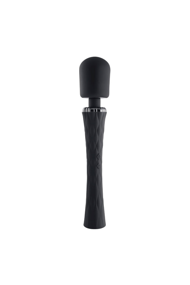 Playboy - Royal Wand Vibrator - Black - Stag Shop
