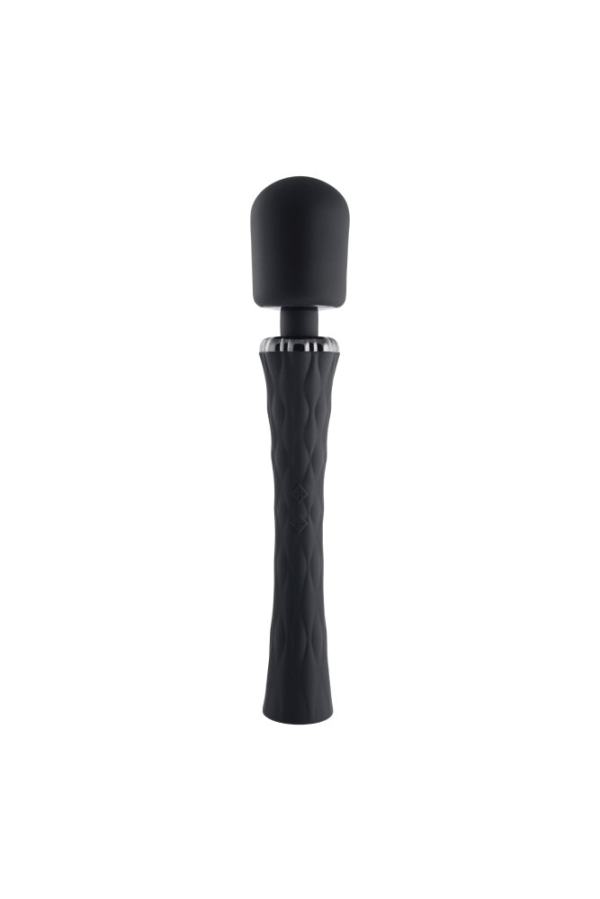 Playboy - Royal Wand Vibrator - Black - Stag Shop