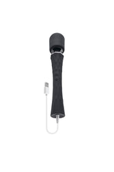 Playboy - Royal Wand Vibrator - Black - Stag Shop