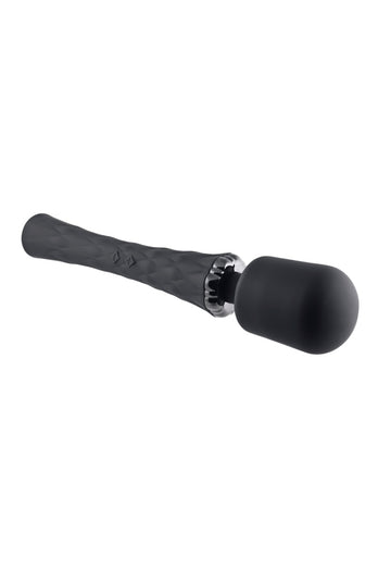 Playboy - Royal Wand Vibrator - Black - Stag Shop