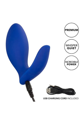 Cal Exotics - Admiral - Vibrating Prostate Rimming Probe - Blue - Stag Shop