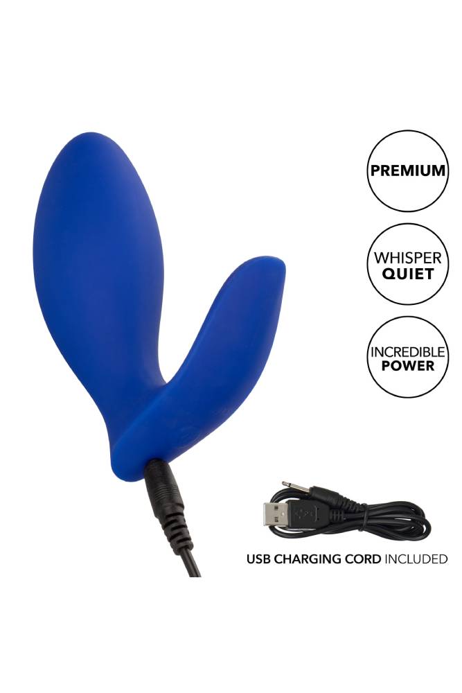 Cal Exotics - Admiral - Vibrating Prostate Rimming Probe - Blue - Stag Shop
