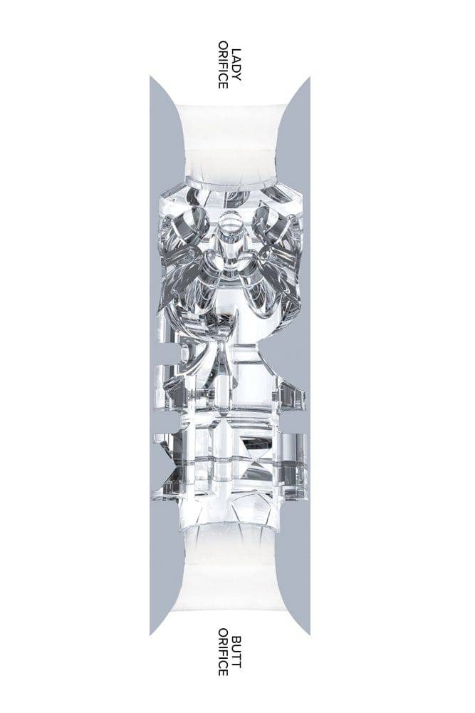 Fleshlight - QuickShot: Custom Riley Reid - Dual Orifice - Clear | Stag Shop Fleshlight - QuickShot: Custom Riley Reid - Dual Orifice - Clear | Stag Shop