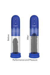 Cal Exotics - Admiral - Rechargeable Rock Hard Pump Kit - Blue - Stag Shop