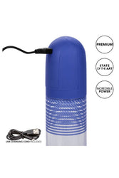 Cal Exotics - Admiral - Rechargeable Rock Hard Pump Kit - Blue - Stag Shop