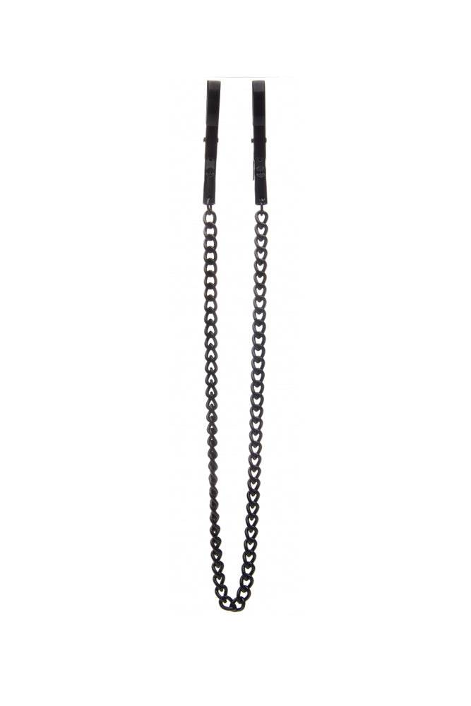 Ouch by Shots Toys - Pincers Nipple Clamps - Black - Stag Shop