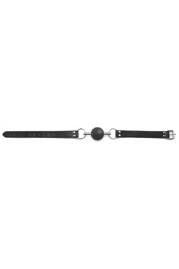 Ouch by Shots Toys - Solid Ball Gag - Black - Stag Shop