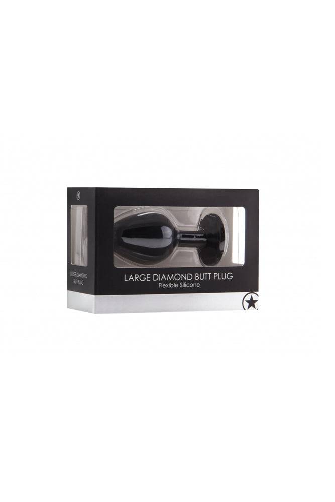 Ouch by Shots Toys - Diamond Butt Plug - Assorted Colours & Sizes - Stag Shop