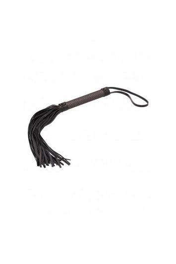 Ouch by Shots Toys - Elegant Flogger- Grey - Stag Shop