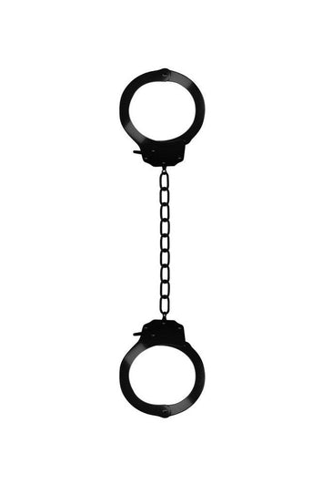 Ouch by Shots Toys - Pleasure Legcuffs - Black - Stag Shop