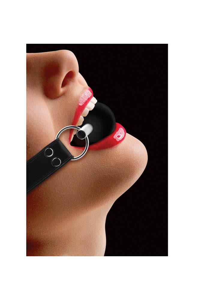 Ouch by Shots Toys - Solid Ball Gag - Black - Stag Shop