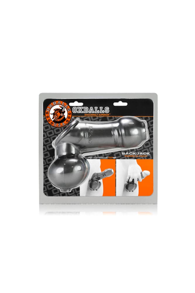 Oxballs - Sackjack Wearable Cocksheath - Grey - Stag Shop