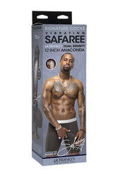 Doc Johnson - Signature Cocks - Vibrating Safaree Samuels Anaconda 12 Inch Cock - Stag Shop