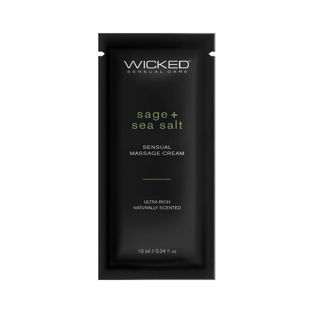 Wicked Sensual Care - Sensual Massage Cream - Sage & Sea Salt - Stag Shop