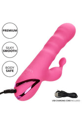 Cal Exotics - California Dreaming -Santa Barbara Surfer Dual Vibrator - Pink - Stag Shop