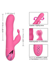 Cal Exotics - California Dreaming -Santa Barbara Surfer Dual Vibrator - Pink - Stag Shop