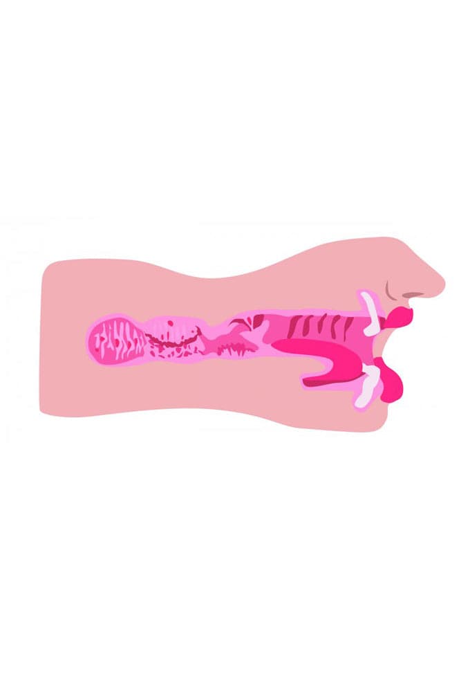 XR Brands - Sex Flesh Deluxe - Sarah's Sexy Mouth Stroker - Stag Shop