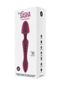 Shots Toys - Sasha - Double Ended Vibrator -  Purple - Stag Shop