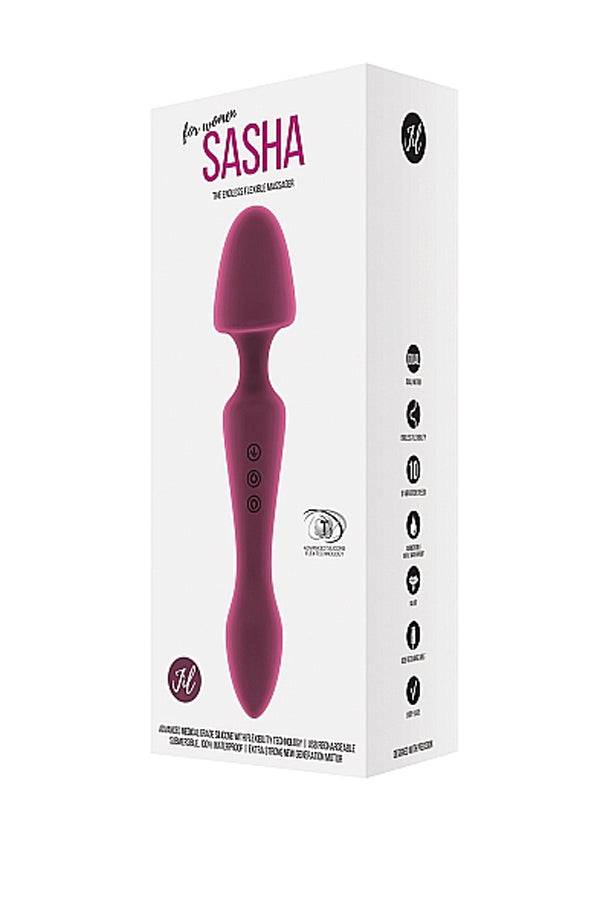 Shots Toys - Sasha - Double Ended Vibrator -  Purple - Stag Shop