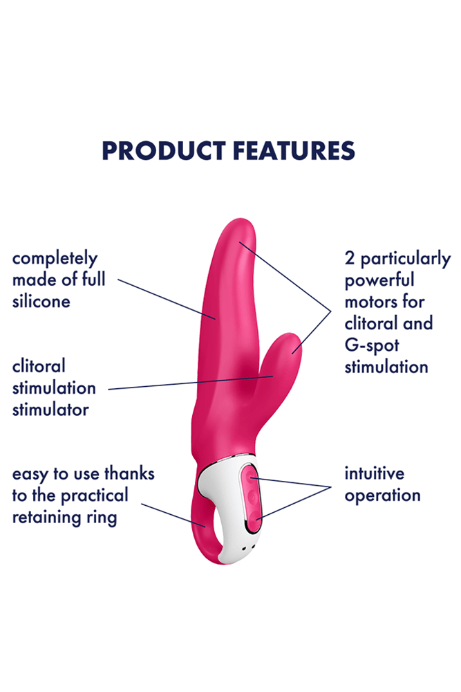 Satisfyer - Mr Rabbit Vibrator - Pink - Stag Shop