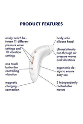 Satisfyer - Pro Plus Vibration - Clitoral Stimulator - Stag Shop