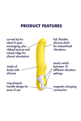 Satisfyer - Yummy Sunshine Vibrator - Yellow - Stag Shop
