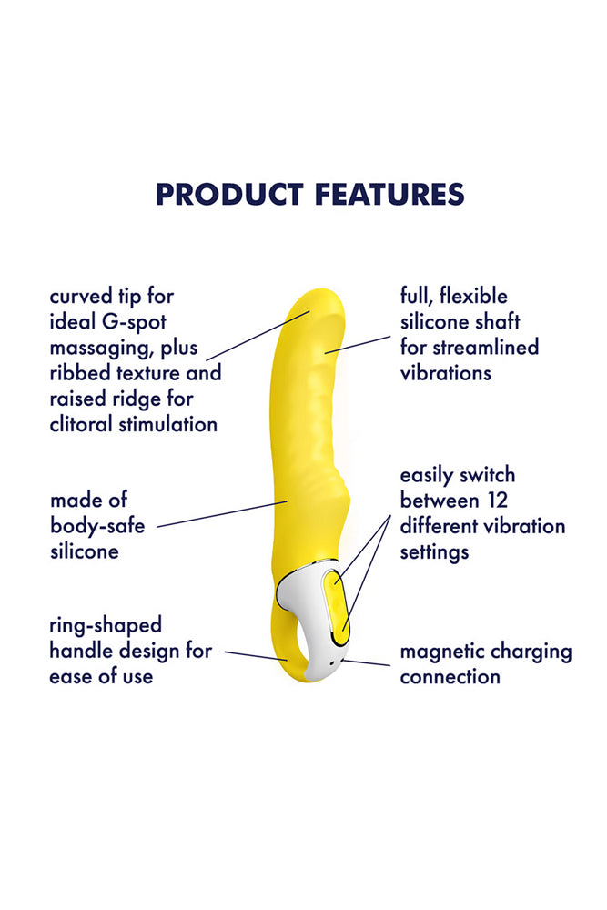 Satisfyer - Yummy Sunshine Vibrator - Yellow - Stag Shop