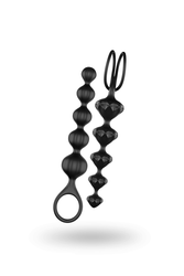 Satisfyer - Love Beads Anal Beads Set - Black - Stag Shop
