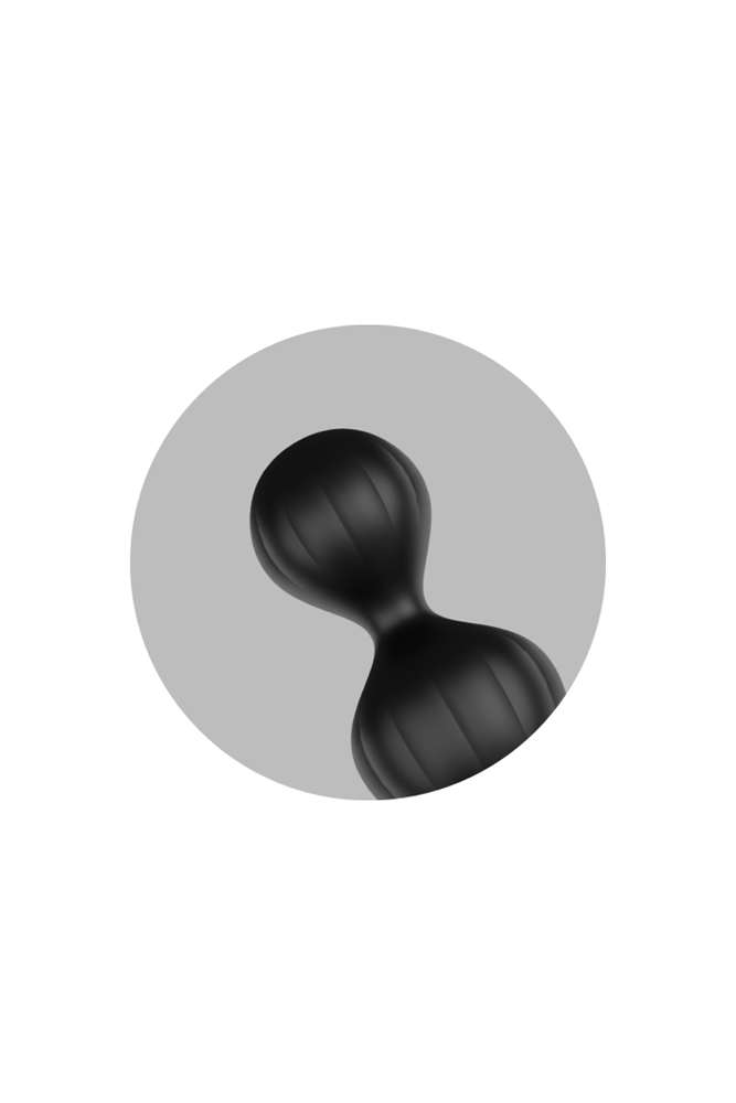 Satisfyer - Love Beads Anal Beads Set - Black - Stag Shop