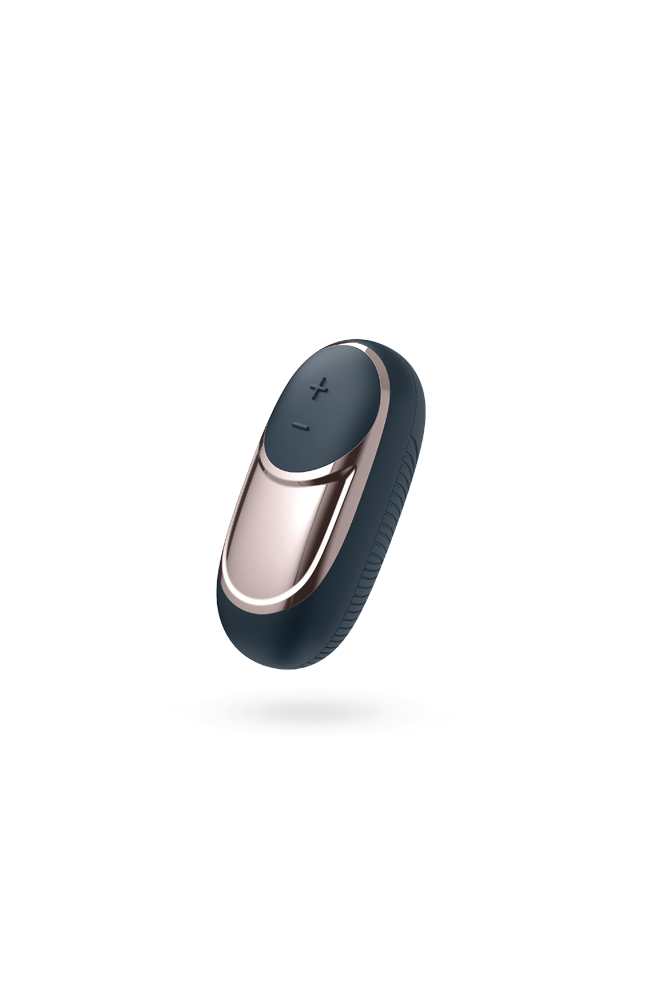 Satisfyer - Layons - Dark Desire Vibrator - Grey/Rose Gold - Stag Shop