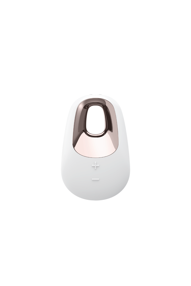 Satisfyer - Layons - White Temptation Vibrator - White/Rose Gold - Stag Shop