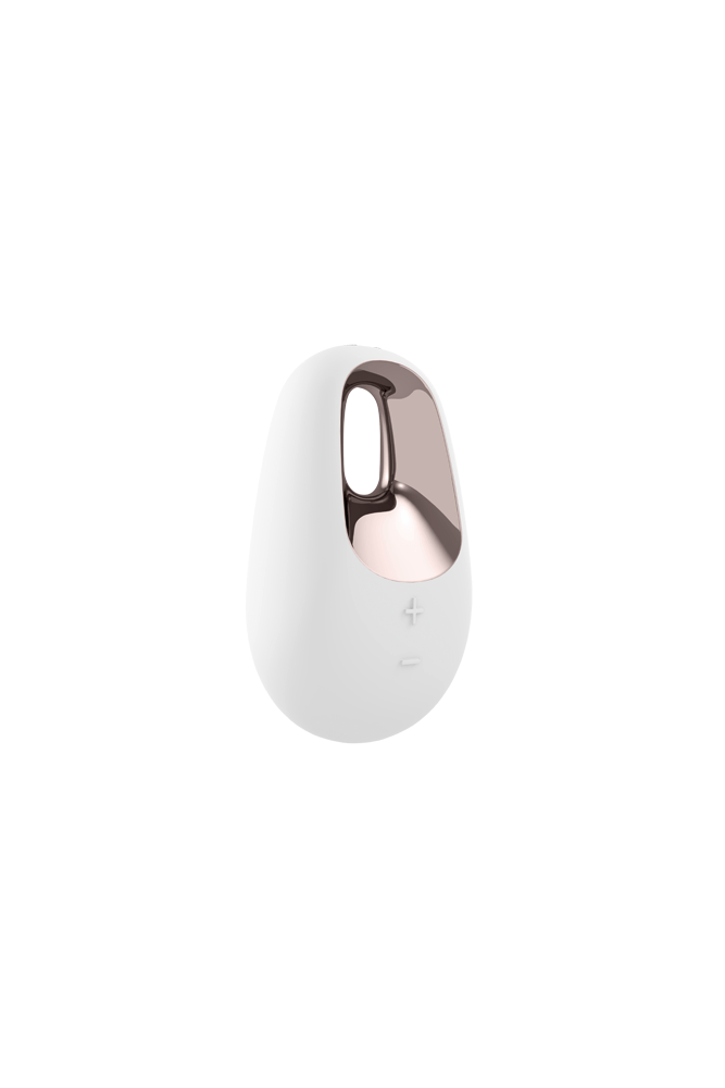 Satisfyer - Layons - White Temptation Vibrator - White/Rose Gold - Stag Shop