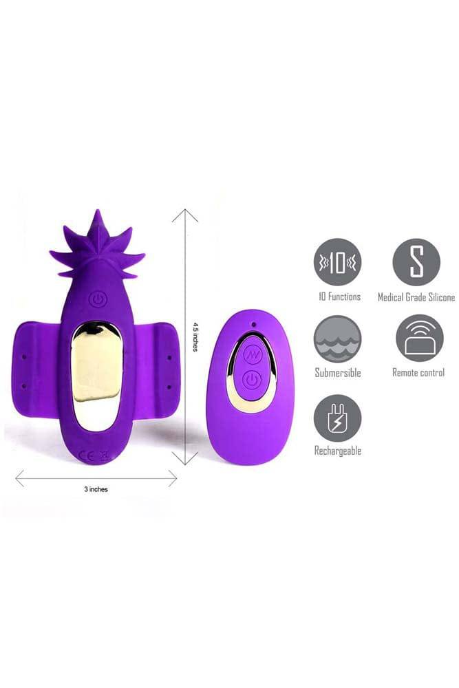Maia Toys - Sativa Remote Control Panty Vibrator - Purple - Stag Shop